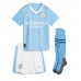 Manchester City Kevin De Bruyne #17 Barnkläder Hemma matchtröja till baby 2023-24 Kortärmad (+ Korta byxor) Billigt